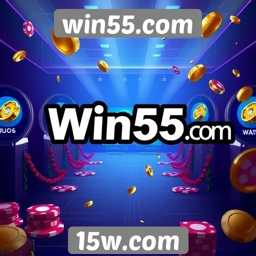 Variedade de jogos disponíveis no win55.com